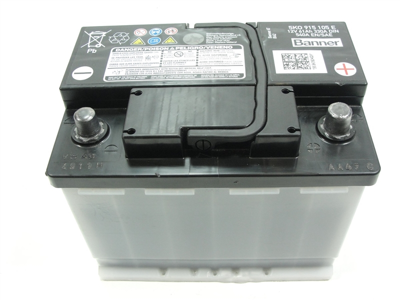 VW Golf 6 Jetta Batterie Akku 61Ah 330A 12V 5K0915105E /15442 | EBay